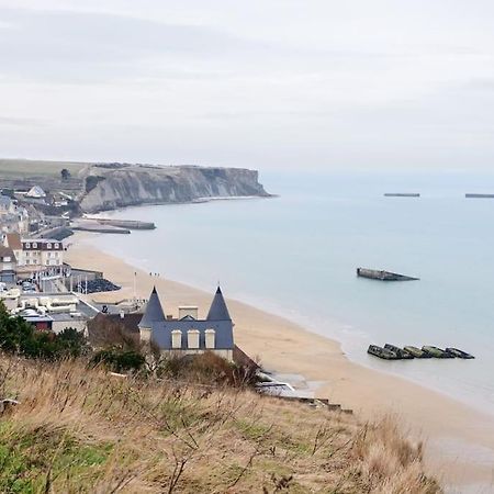 Le Joffre - Studio Sur La Digue En Centre Ville Arromanches-les-Bains Esterno foto